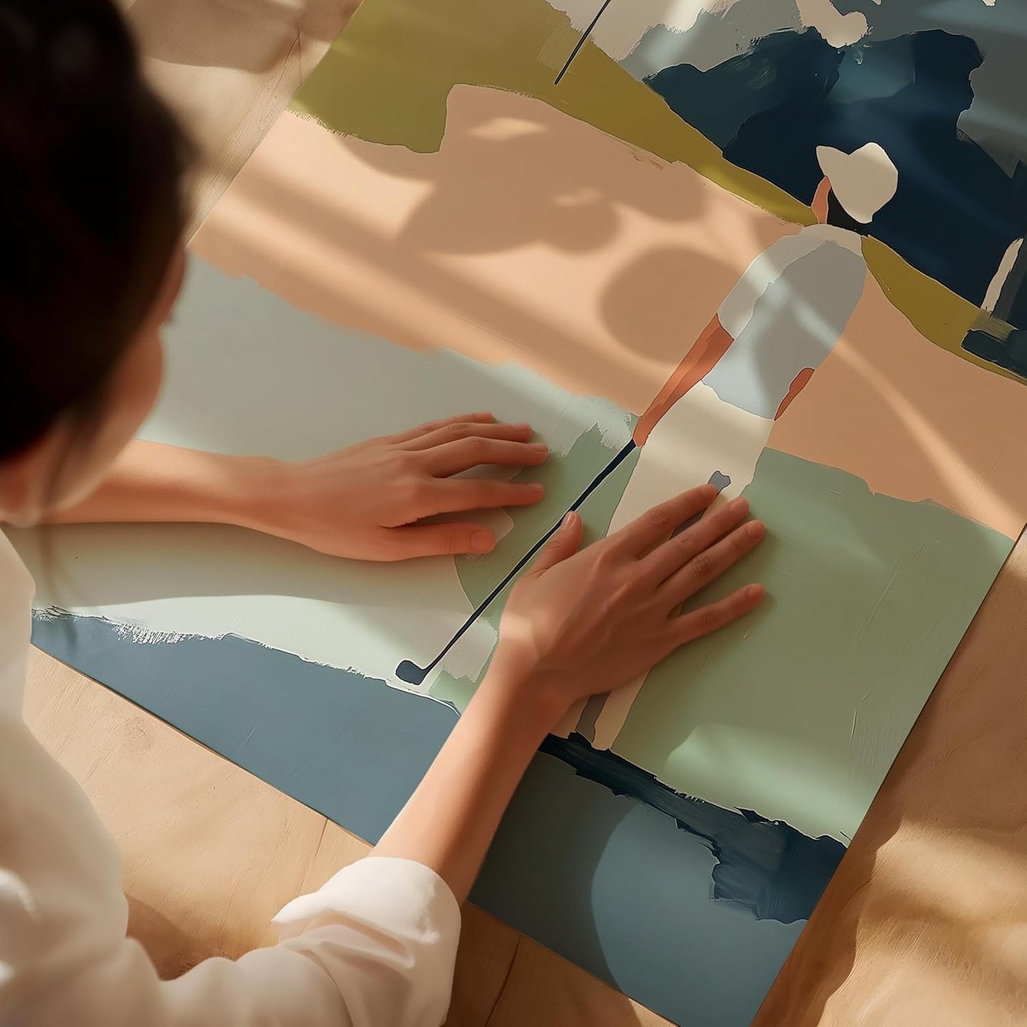 Golf Impressionist Art Print Posters - Premium Giclee Fine Art Prints - Sporty and Sophisticated Home Decor Posters, Golfer Art Prints for Home and Office Decor - Vintage Aesthetic, Ready to Frame