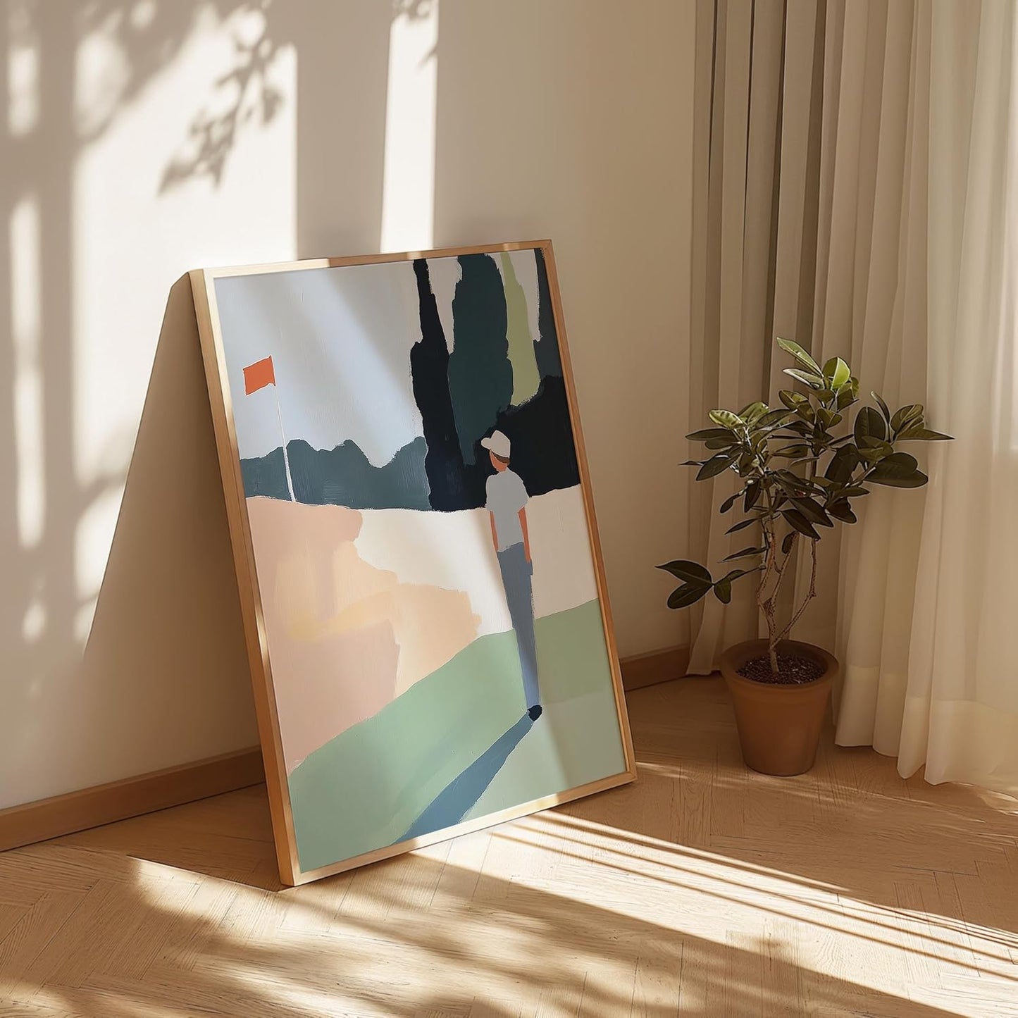 Golf Impressionist Art Print Posters - Premium Giclee Fine Art Prints - Sporty and Sophisticated Home Decor Posters, Golfer Art Prints for Home and Office Decor - Vintage Aesthetic, Ready to Frame