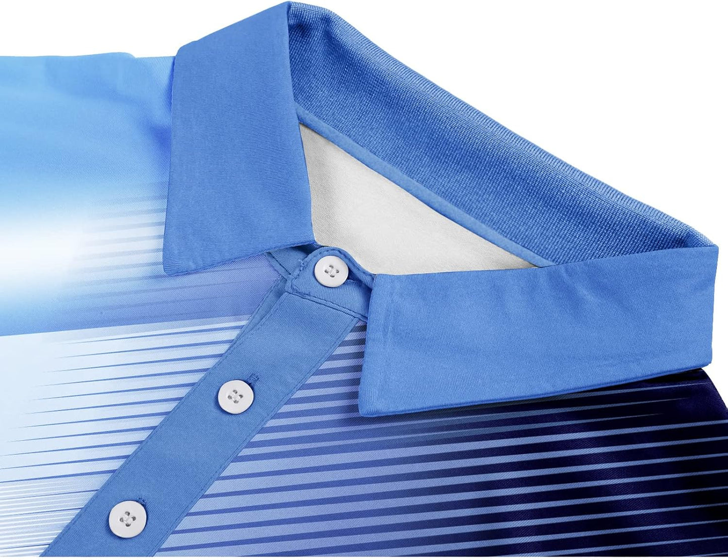 SCODI Mens Golf Shirt Moisture Wicking Performance Sport Short Sleeve Print Golf Polo Shirts for Men