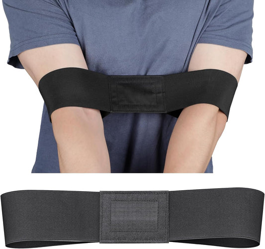 GreenHaven Golf Swing Arm Band Golf Swing Training Aid Elastic Swing Correcting Trainer Band for Golfers Beginners Arm Elbow Posture Teaching Tool Accessory for Golf Club Practice