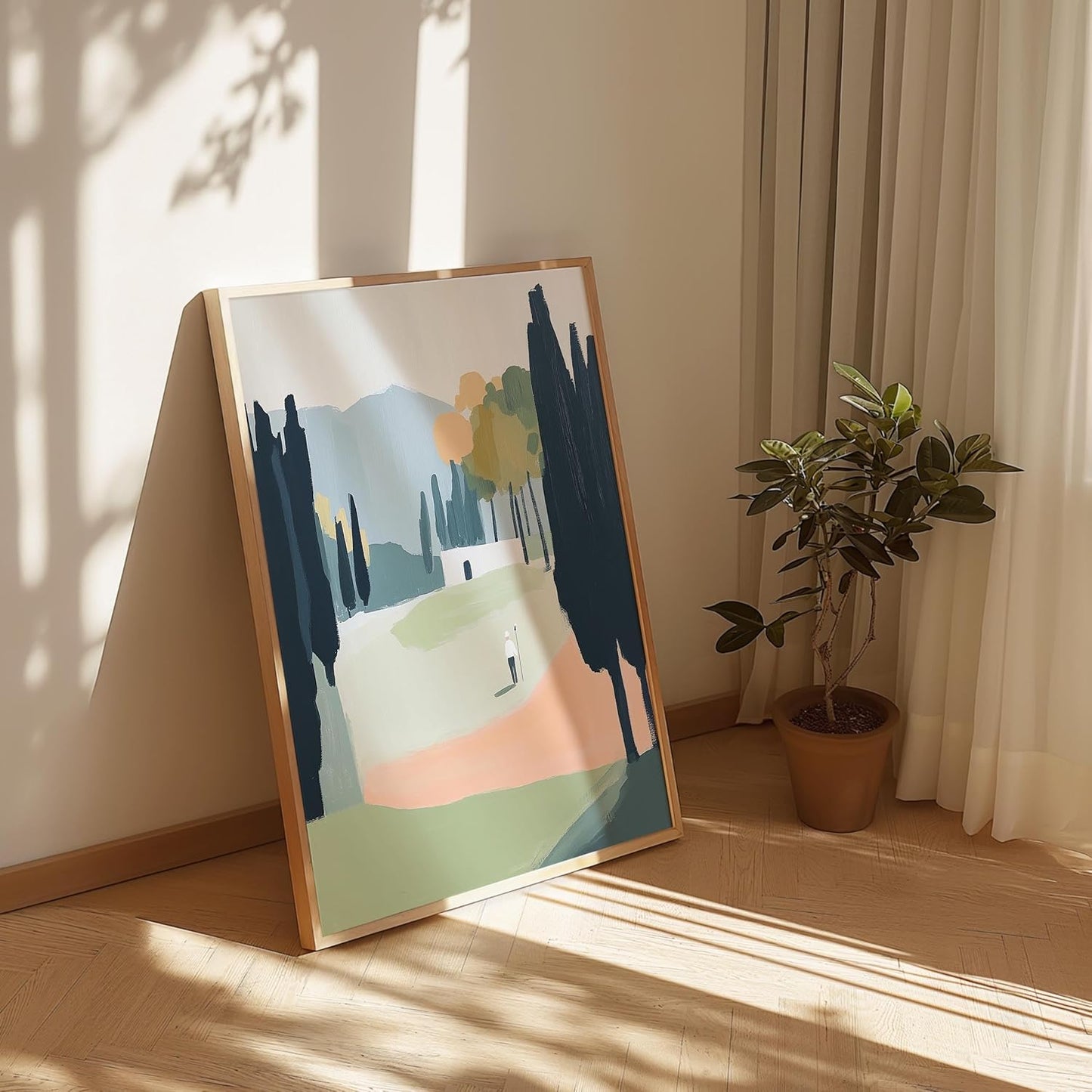 Golf Impressionist Art Print Posters - Premium Giclee Fine Art Prints - Sporty and Sophisticated Home Decor Posters, Golfer Art Prints for Home and Office Decor - Vintage Aesthetic, Ready to Frame