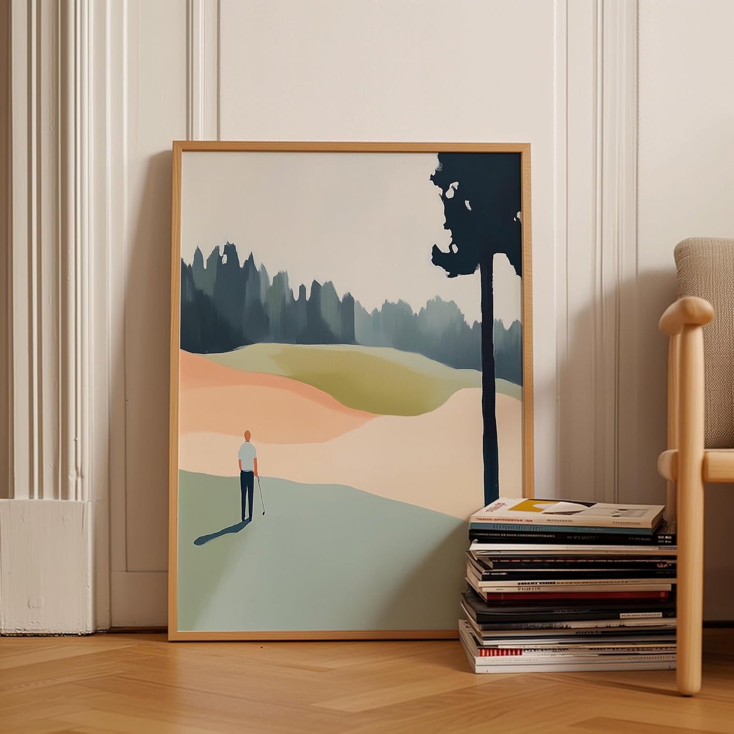 Golf Impressionist Art Print Posters - Premium Giclee Fine Art Prints - Sporty and Sophisticated Home Decor Posters, Golfer Art Prints for Home and Office Decor - Vintage Aesthetic, Ready to Frame