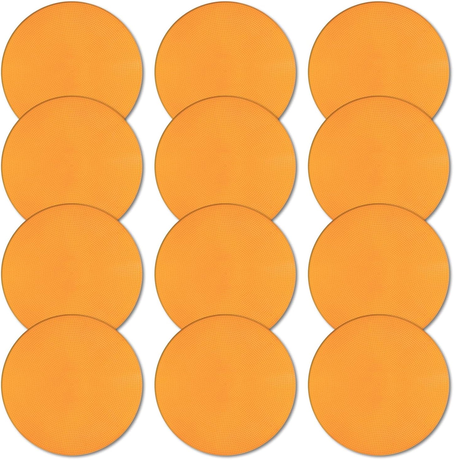 Poly Spot Markers 9 inch Non-Slip Rubber Agility Markers Flat Field Cones Floor Dots for Football, Soccer, Basketball Training Markers, School Activities, Exercise Drills, Social Distancing