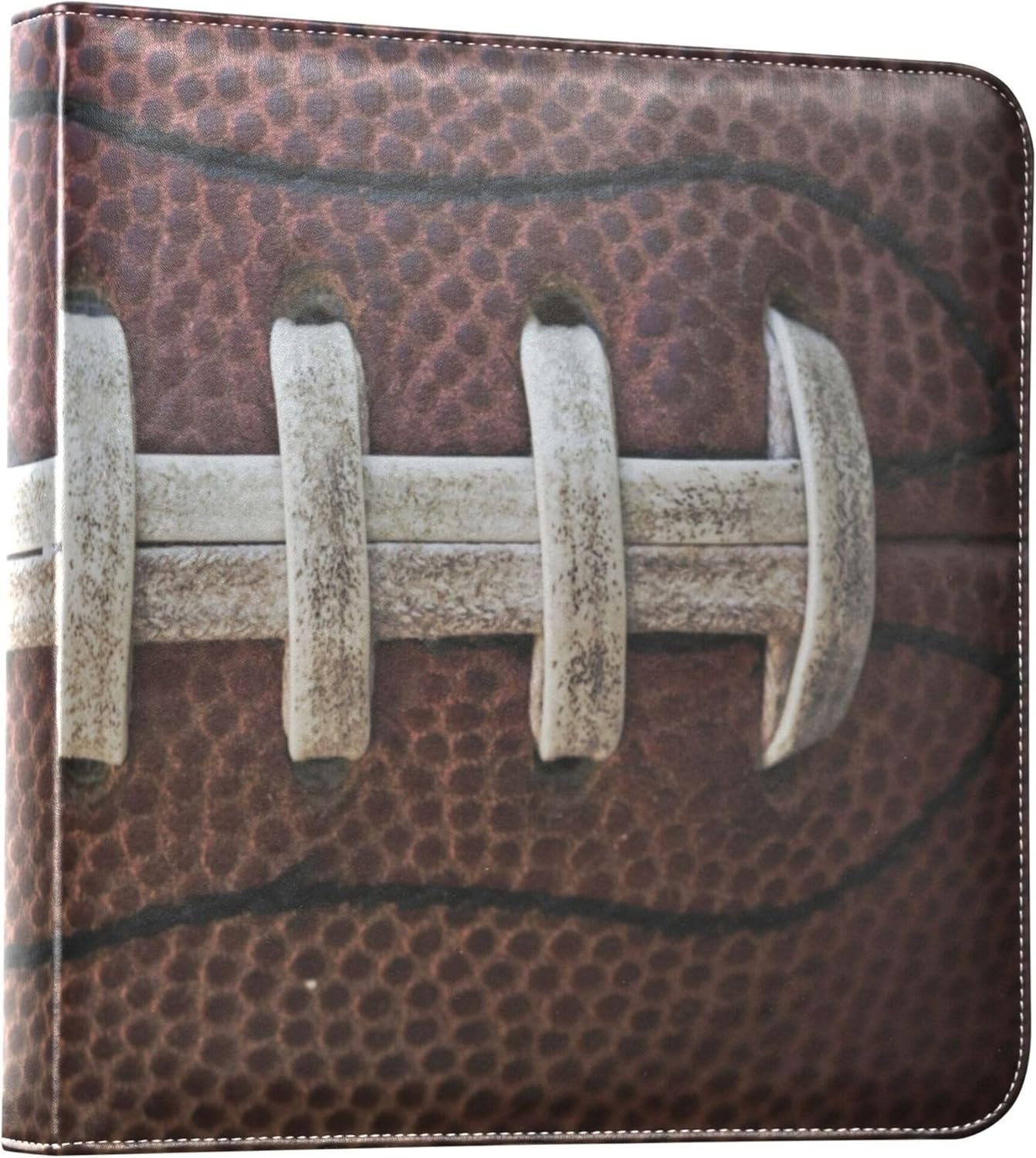 Fisyme American Football Laces Photo Album Self Adhesive DIY Scrapbook Album for 2x3 4x6 5x7 6x8 Pictures 20 Pages Memory Book for Family Wedding