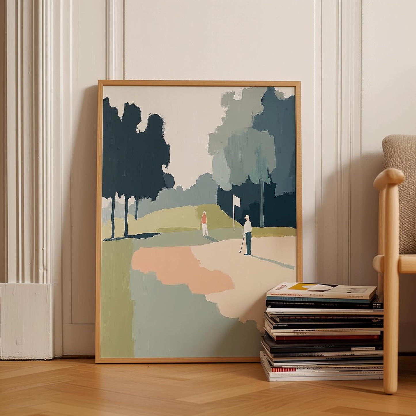 Golf Impressionist Art Print Posters - Premium Giclee Fine Art Prints - Sporty and Sophisticated Home Decor Posters, Golfer Art Prints for Home and Office Decor - Vintage Aesthetic, Ready to Frame