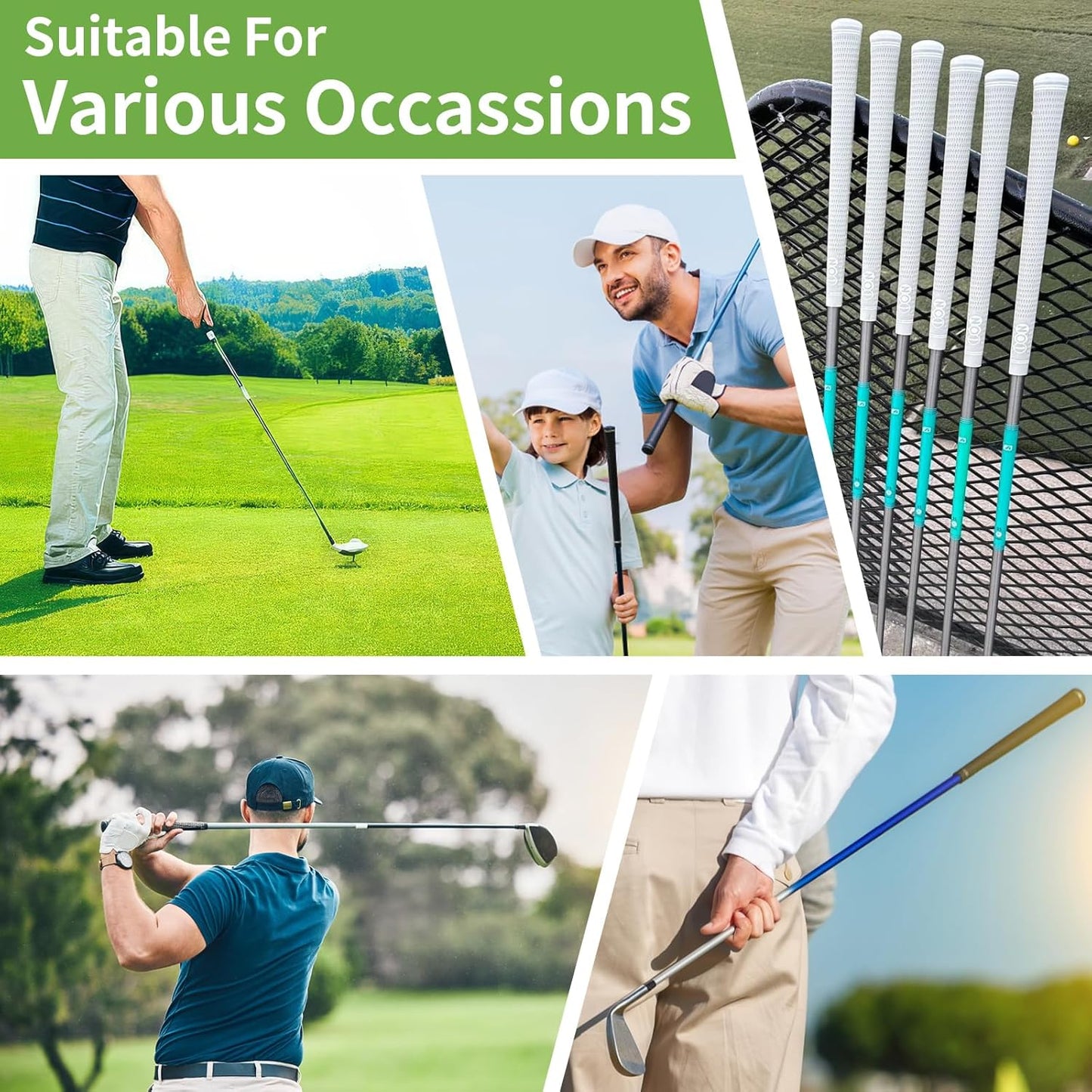 30 PCS/50 PCS Golf Grip Tape, Golf Grip Kit, Golf Club Grip Tape, 2" X 10" Golf Club Regripping Kit, Grip Tape for Golf Clubs, Double Sided Grip Tape Golf for Golf Club Regripping