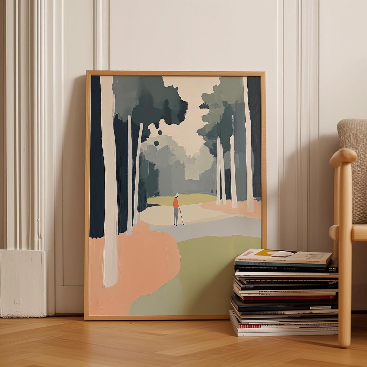 Golf Impressionist Art Print Posters - Premium Giclee Fine Art Prints - Sporty and Sophisticated Home Decor Posters, Golfer Art Prints for Home and Office Decor - Vintage Aesthetic, Ready to Frame