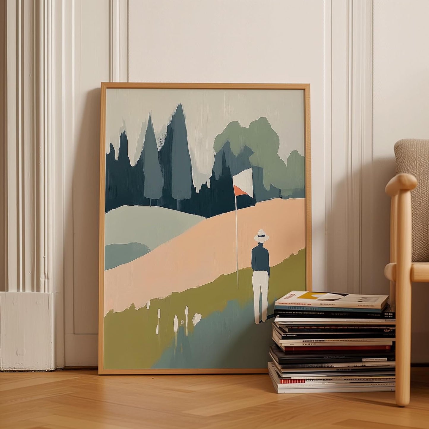 Golf Impressionist Art Print Posters - Premium Giclee Fine Art Prints - Sporty and Sophisticated Home Decor Posters, Golfer Art Prints for Home and Office Decor - Vintage Aesthetic, Ready to Frame