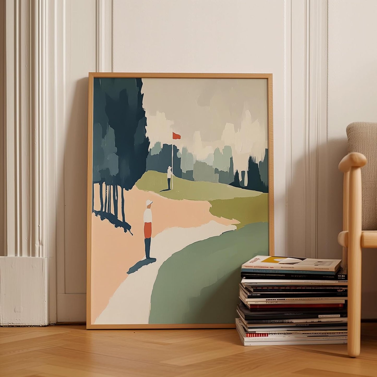 Golf Impressionist Art Print Posters - Premium Giclee Fine Art Prints - Sporty and Sophisticated Home Decor Posters, Golfer Art Prints for Home and Office Decor - Vintage Aesthetic, Ready to Frame