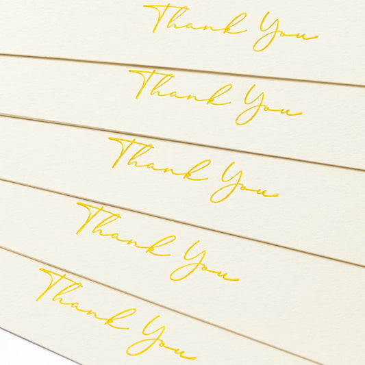 Crisky 50 Pack Thank You Cards With Envelopes & Stickers, Printable Ivory Bridal Shower Graduation Thank You Cards Small Business, Wedding Baby Shower Birthday Funeral Notes Bulk