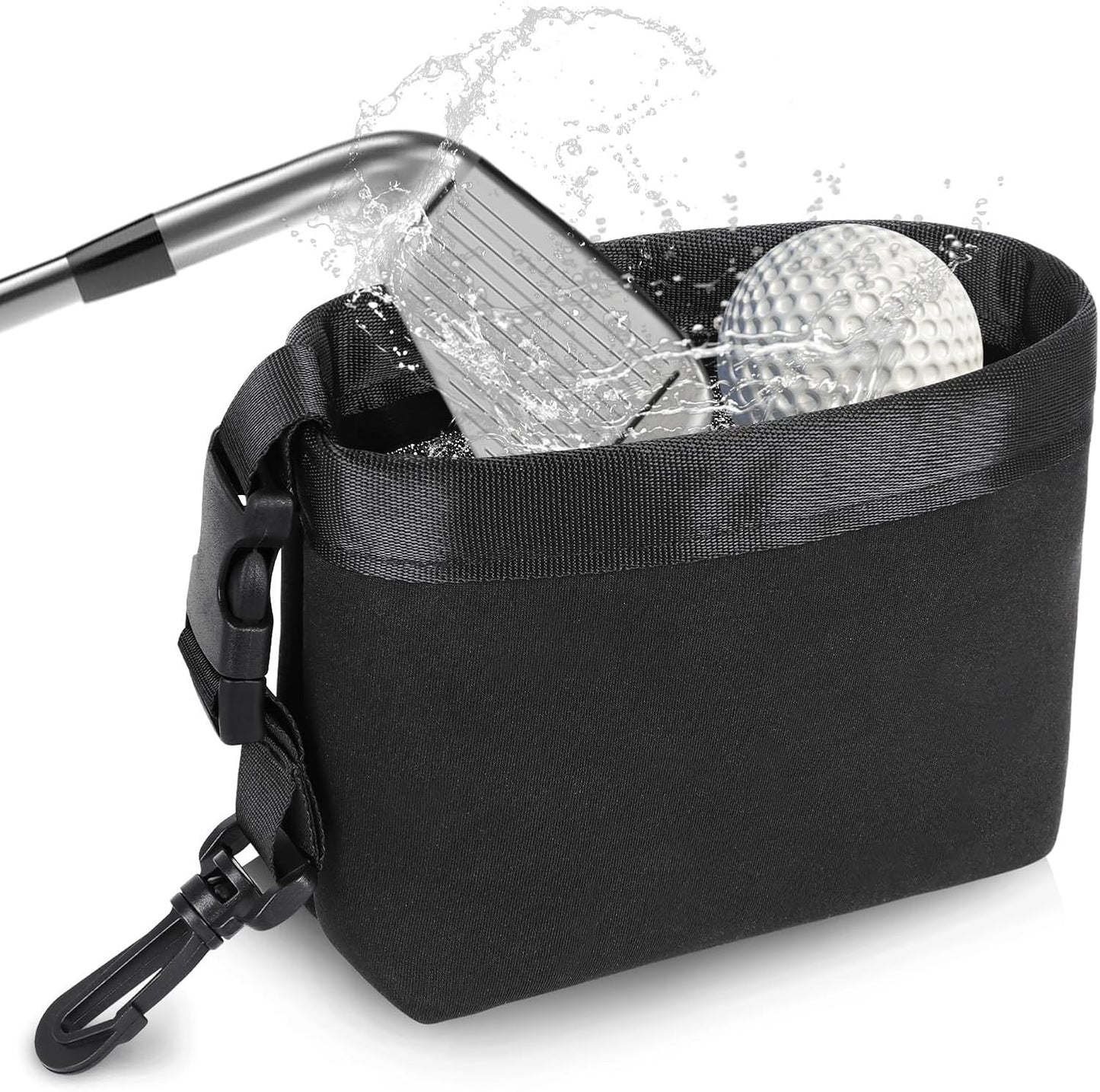 Golf Club Cleaning Kit with Golf Club Cleaner with Water Golf Towel Divot Repair Tool Groove Sharpener Golf Ball Alignment Kit Complete Golf Cleaning Kit Golf Accessories for Women Men