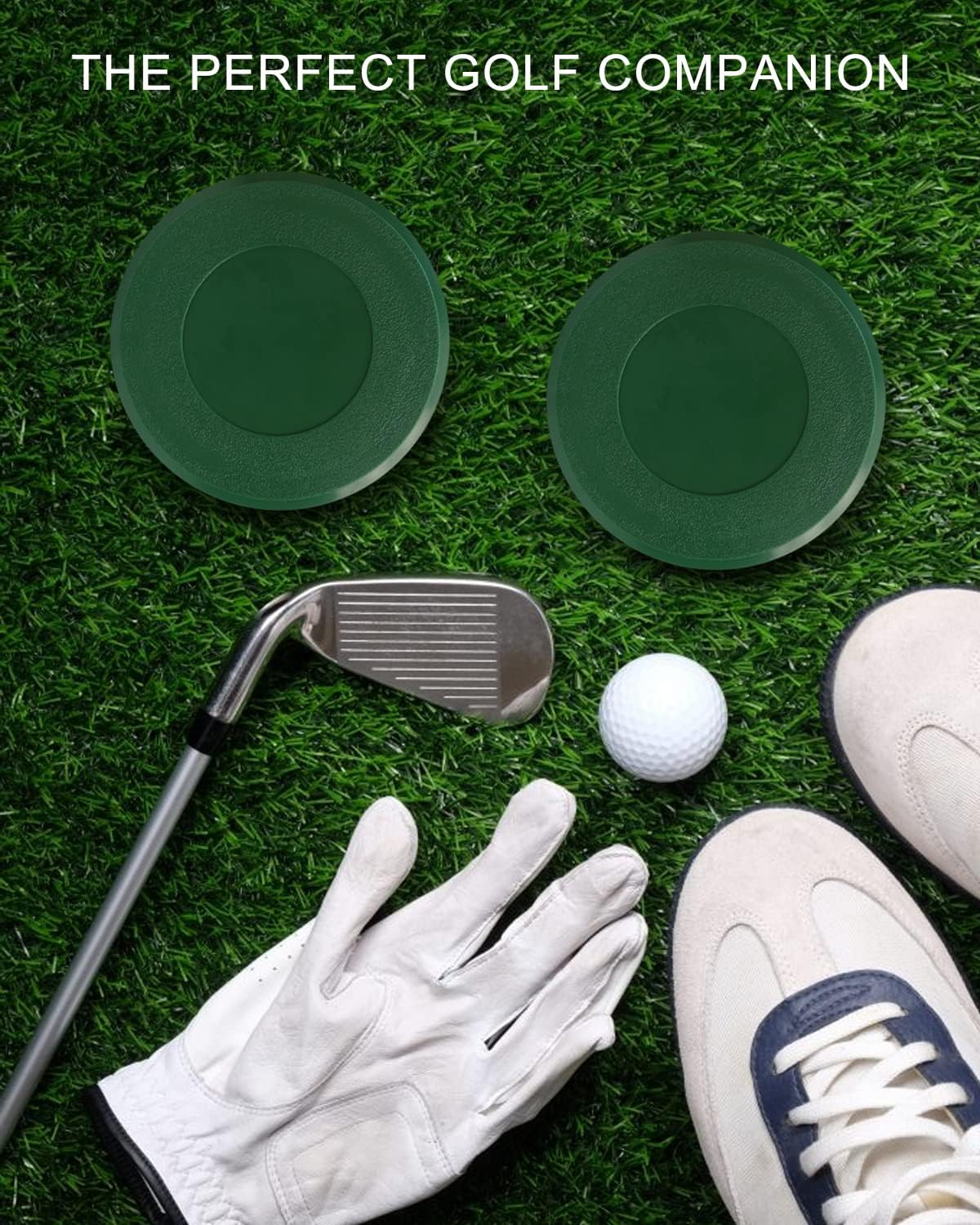 Golf Cup Cover, Golf Hole for Putting Green Cover, Hole Cup Lid Golf Practice Training Aids, Golf Green Cup Covers for Golf Practice