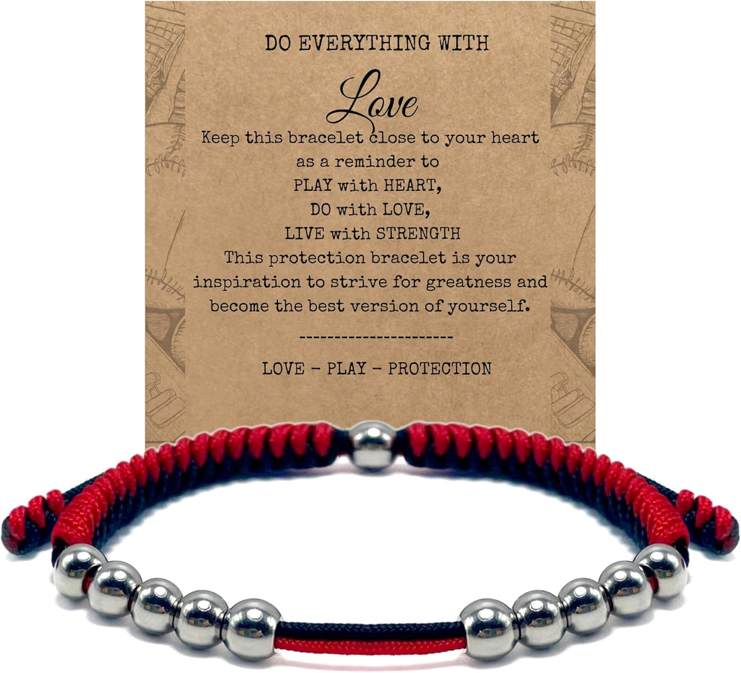 LAMIBEE Golf Stainless Steel 10 Bead Score Counter Bracelet, Golf Stroke Count Bracelet, Resizable Easy to Adjust Golf Round Scoring Tracker, Durable Stylish Golf Accessory