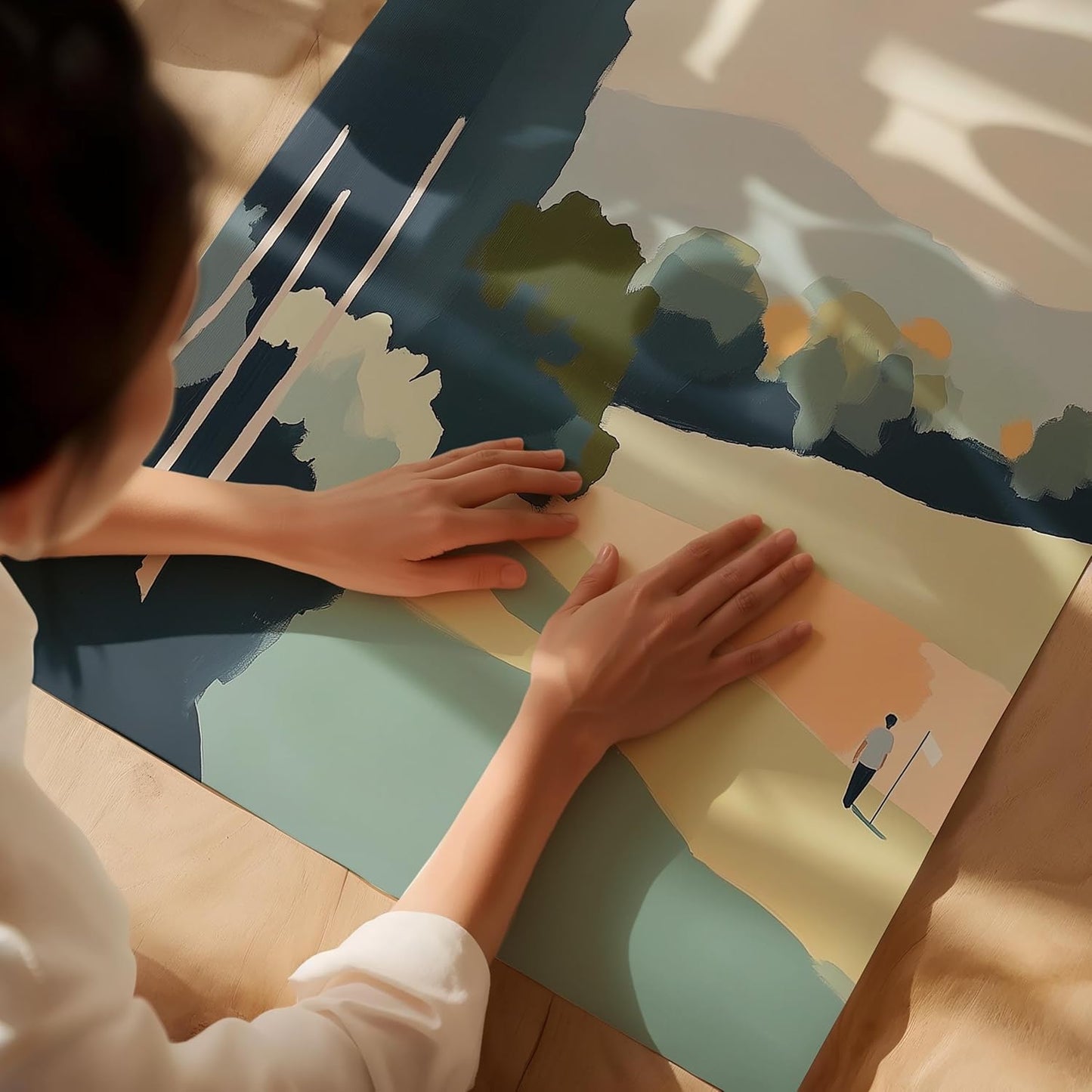 Golf Impressionist Art Print Posters - Premium Giclee Fine Art Prints - Sporty and Sophisticated Home Decor Posters, Golfer Art Prints for Home and Office Decor - Vintage Aesthetic, Ready to Frame