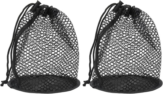 Golf Ball Storage Bag Nylon Mesh Golf Pouch with Adjustable Drawstring Closure for Balls Outdoor Sports Supplies