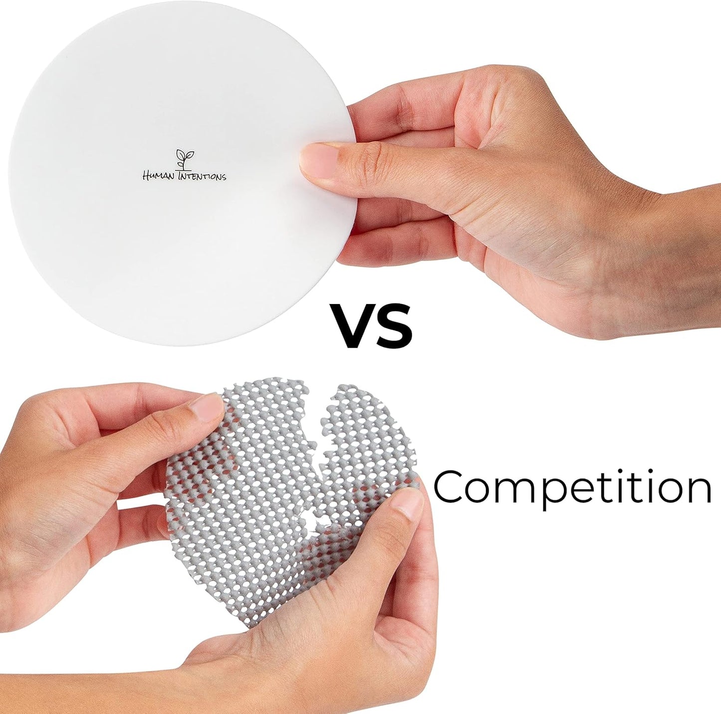 Jar Opener (4PK) - Rubber Jar Gripper for Weak Hands - Bottle Opener for Arthritic Hands - Jar/Lid Opener Gripper Pad - Non Tear - Coaster - Trivet