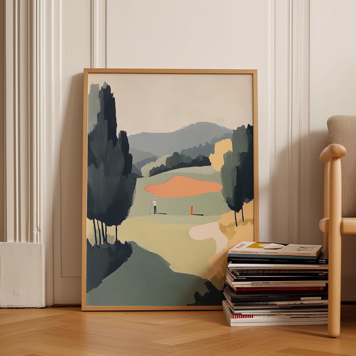 Golf Impressionist Art Print Posters - Premium Giclee Fine Art Prints - Sporty and Sophisticated Home Decor Posters, Golfer Art Prints for Home and Office Decor - Vintage Aesthetic, Ready to Frame