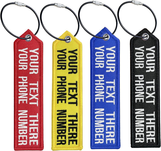 Personalized Luggage Tag, Customized Travel Suitcases Labels Tags with Stainless Steel Loop for Luggage,Crate,Belt,Key for Men Women Kids Girls Travel /2 Line