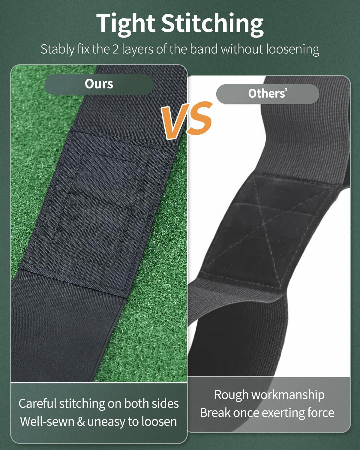 GreenHaven Golf Swing Arm Band Golf Swing Training Aid Elastic Swing Correcting Trainer Band for Golfers Beginners Arm Elbow Posture Teaching Tool Accessory for Golf Club Practice