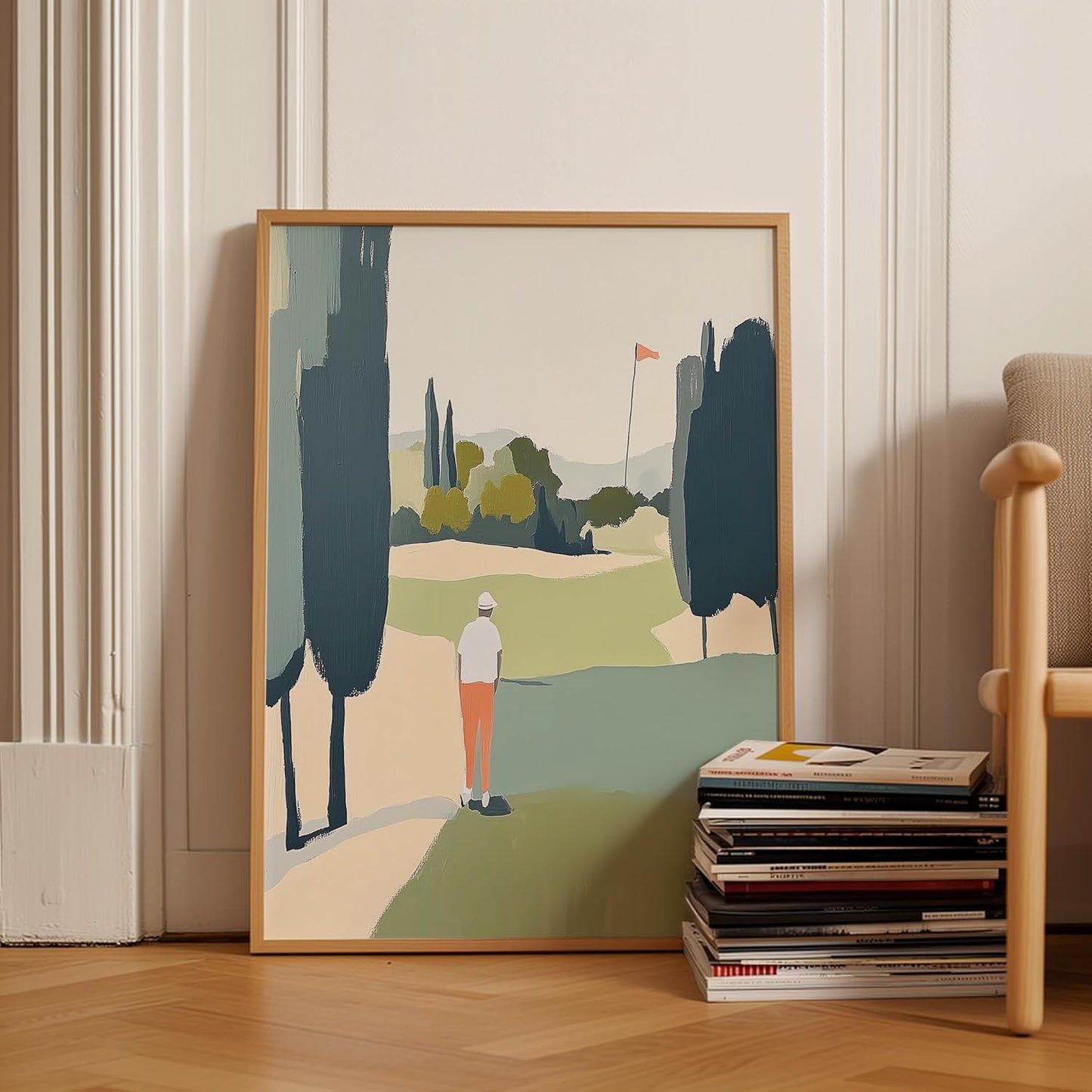 Golf Impressionist Art Print Posters - Premium Giclee Fine Art Prints - Sporty and Sophisticated Home Decor Posters, Golfer Art Prints for Home and Office Decor - Vintage Aesthetic, Ready to Frame