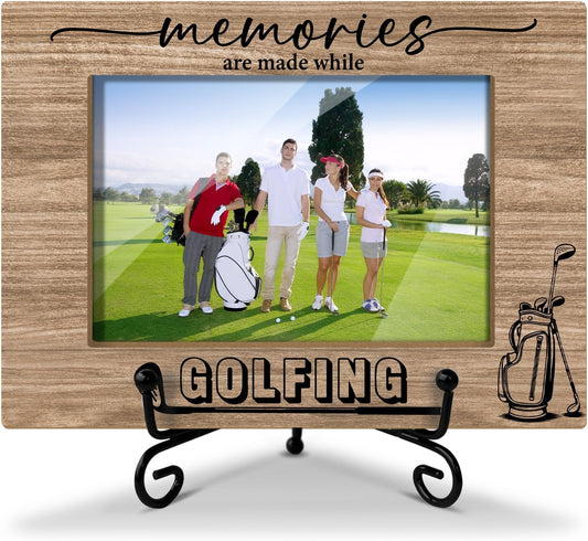 Golf Picture Frame, Golfing Gifts For Friends, Birthday Christmas Gifts Table Desk Decor Golf Photo Frame for 4 x 6 Photo /31