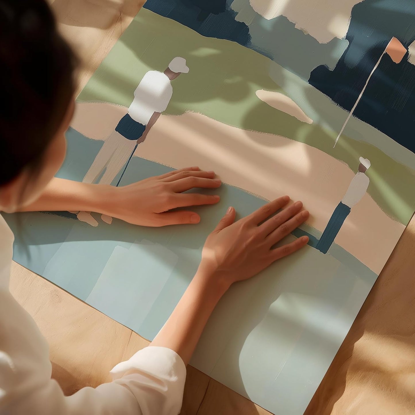 Golf Impressionist Art Print Posters - Premium Giclee Fine Art Prints - Sporty and Sophisticated Home Decor Posters, Golfer Art Prints for Home and Office Decor - Vintage Aesthetic, Ready to Frame