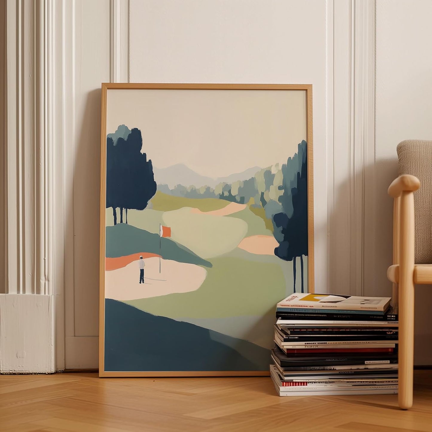 Golf Impressionist Art Print Posters - Premium Giclee Fine Art Prints - Sporty and Sophisticated Home Decor Posters, Golfer Art Prints for Home and Office Decor - Vintage Aesthetic, Ready to Frame