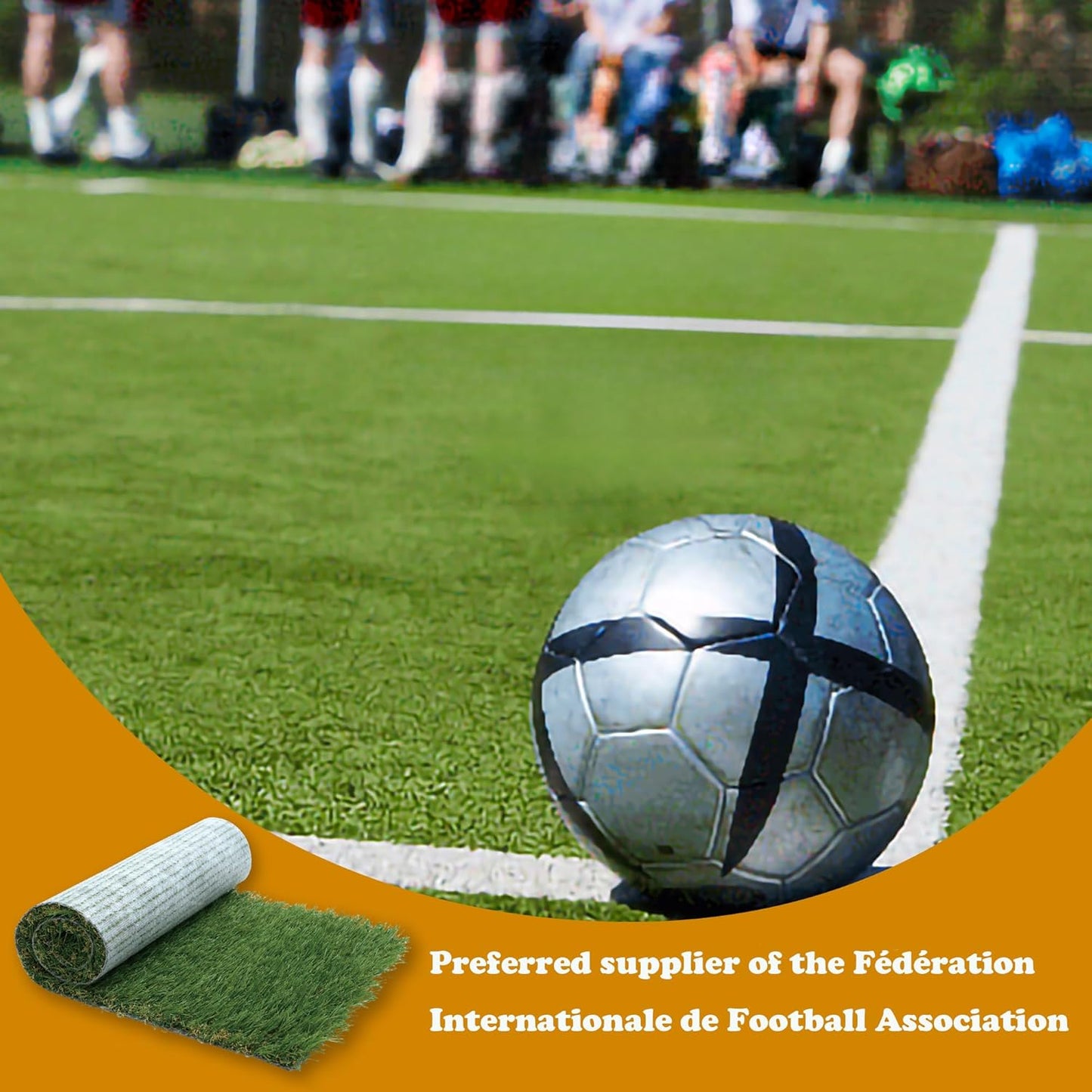 Artificial Grass Turf Rug 1.6x5 FT - Realistic Fake Grass Outdoor Carpet with Drainage, 1.2” High Synthetic Lawn Mat for Patio, Balcony, Garden, Pet-Friendly Indoor/Outdoor Use