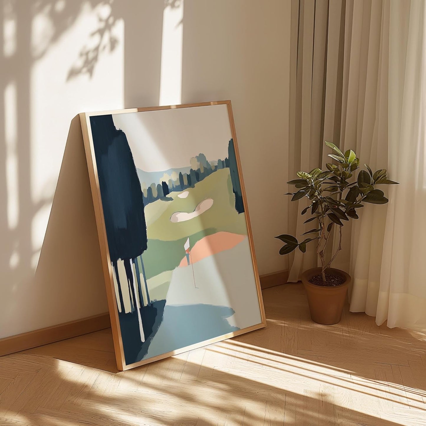 Golf Impressionist Art Print Posters - Premium Giclee Fine Art Prints - Sporty and Sophisticated Home Decor Posters, Golfer Art Prints for Home and Office Decor - Vintage Aesthetic, Ready to Frame