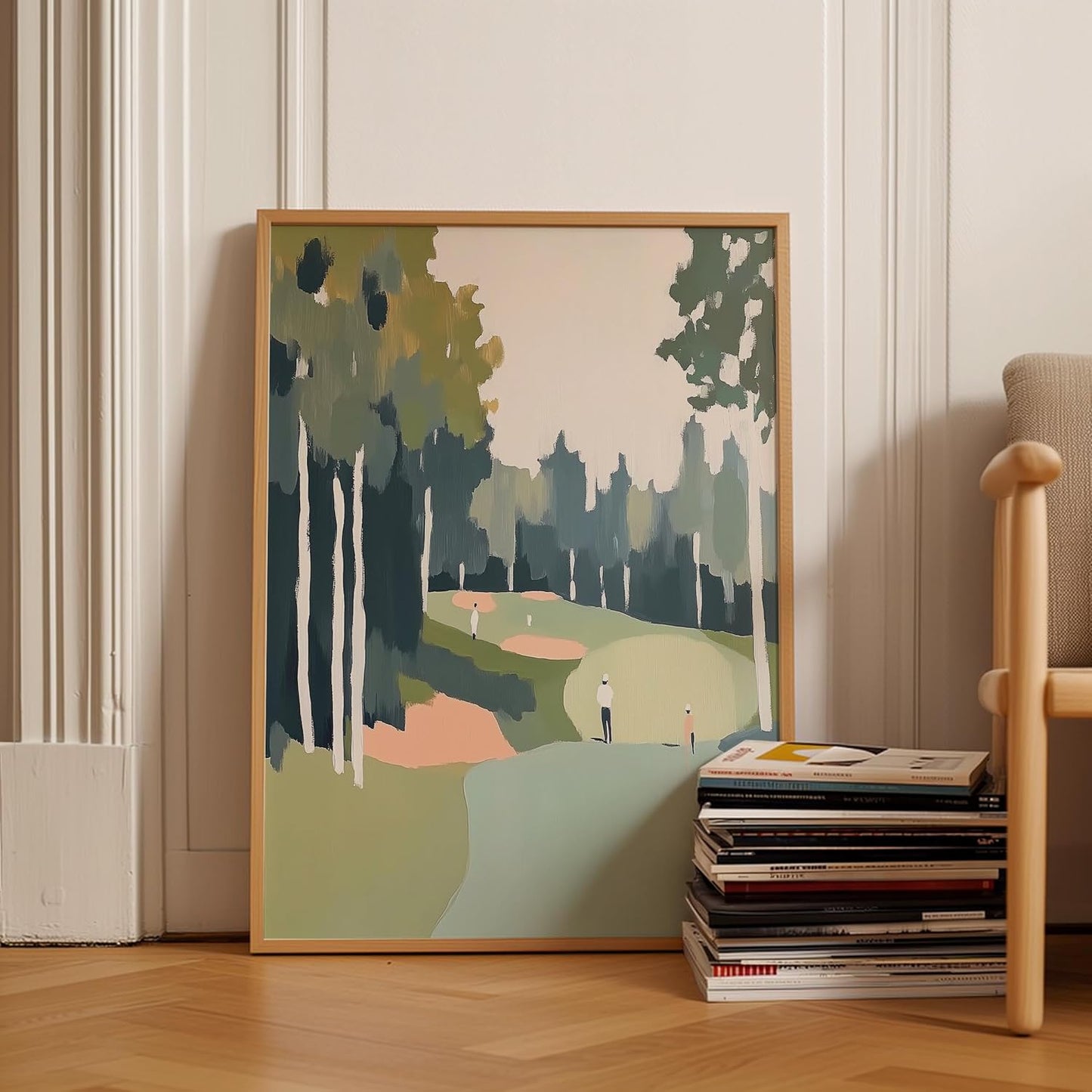 Golf Impressionist Art Print Posters - Premium Giclee Fine Art Prints - Sporty and Sophisticated Home Decor Posters, Golfer Art Prints for Home and Office Decor - Vintage Aesthetic, Ready to Frame