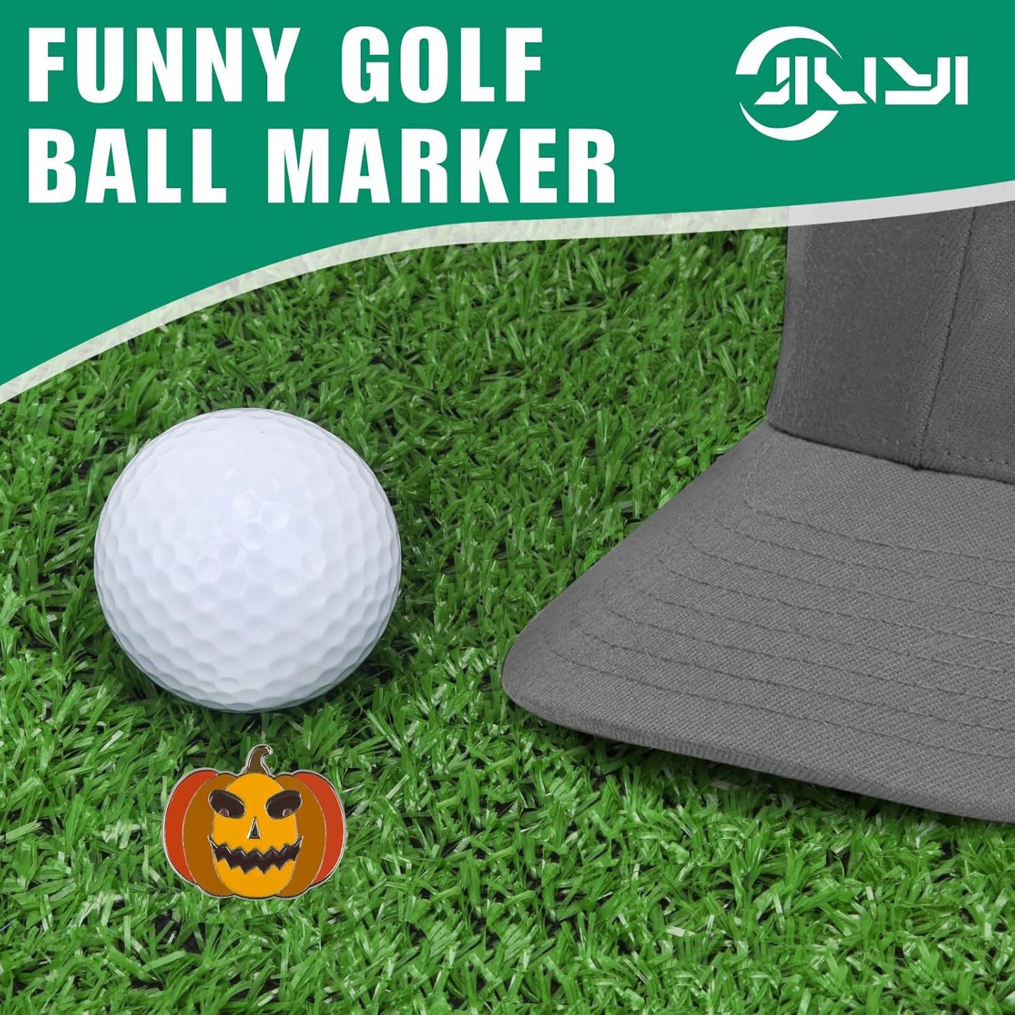Golf Ball Marker Hat Clip, Golf Accessories for Men, Golf Ball Stamp, Funny Golf Gifts, Golf Gadgets
