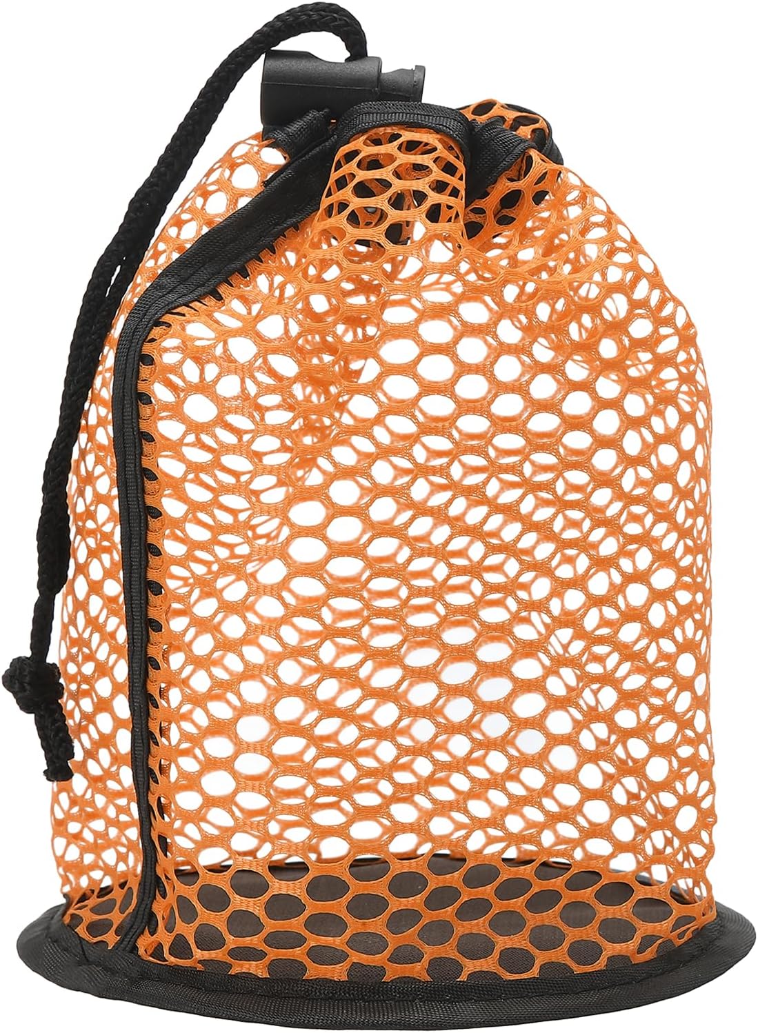 Golf Ball Storage Bag Nylon Mesh Golf Pouch with Adjustable Drawstring Closure for Outdoor Sports Supplies