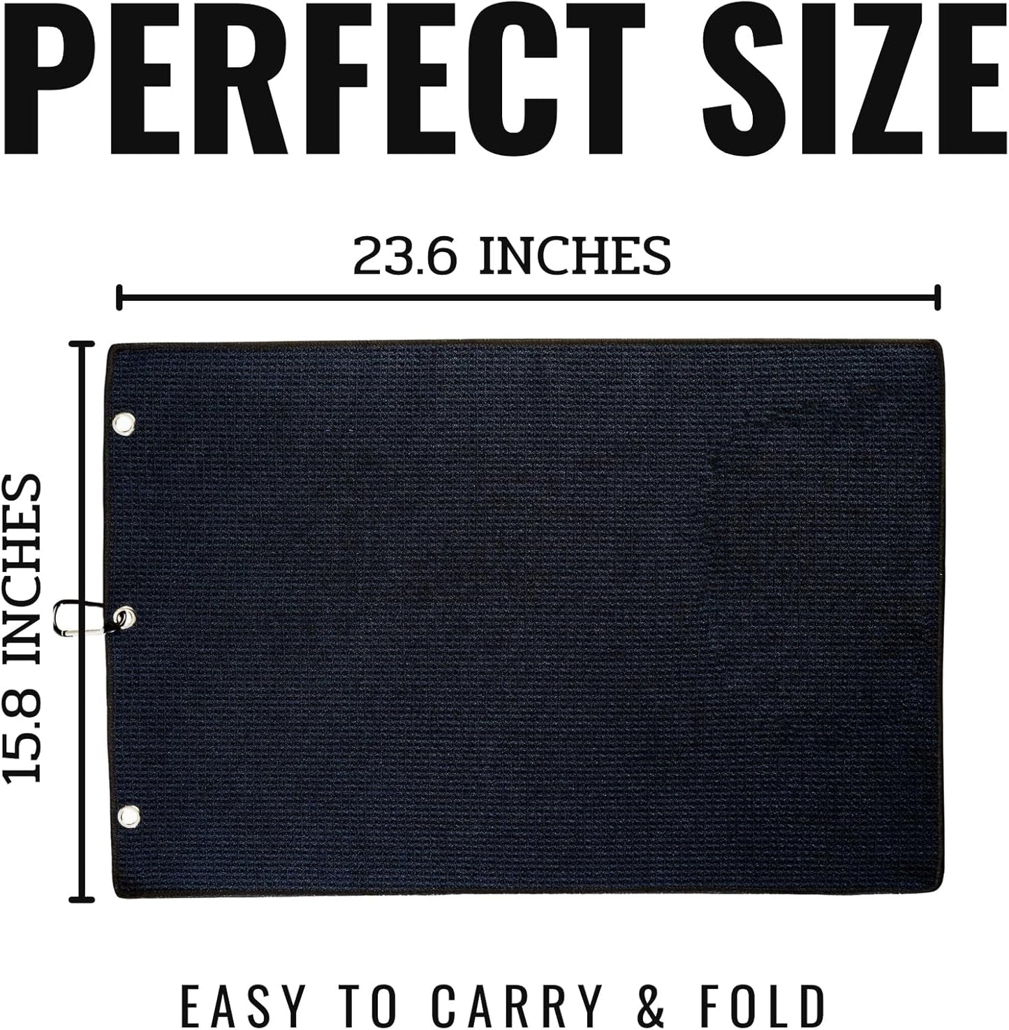 Pop Gifts Golf Towel, Pop on Father‘s Day, 15.8 x 23.6 inches Microfiber Golf Towel for Golf Bags, Pops Gifts