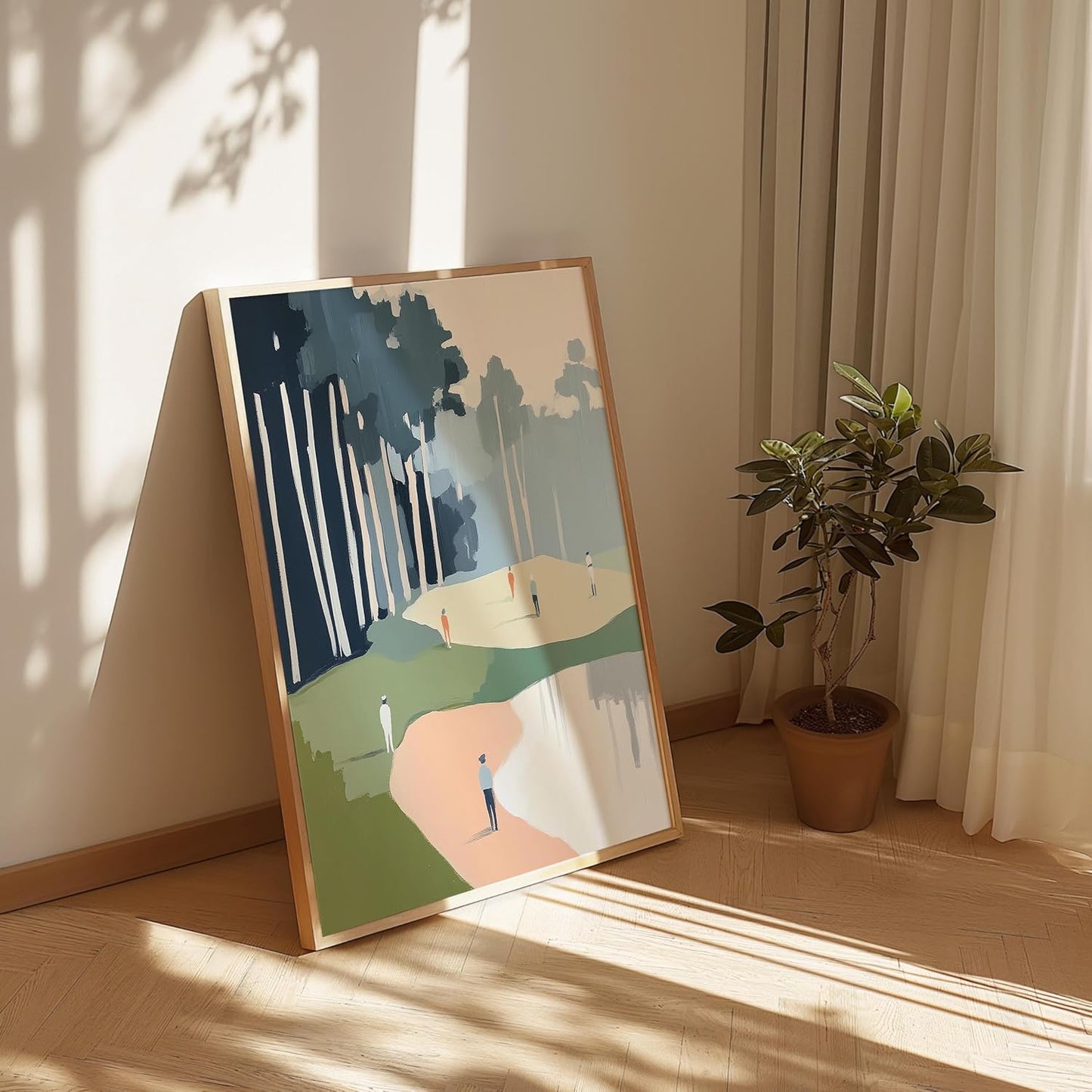 Golf Impressionist Art Print Posters - Premium Giclee Fine Art Prints - Sporty and Sophisticated Home Decor Posters, Golfer Art Prints for Home and Office Decor - Vintage Aesthetic, Ready to Frame