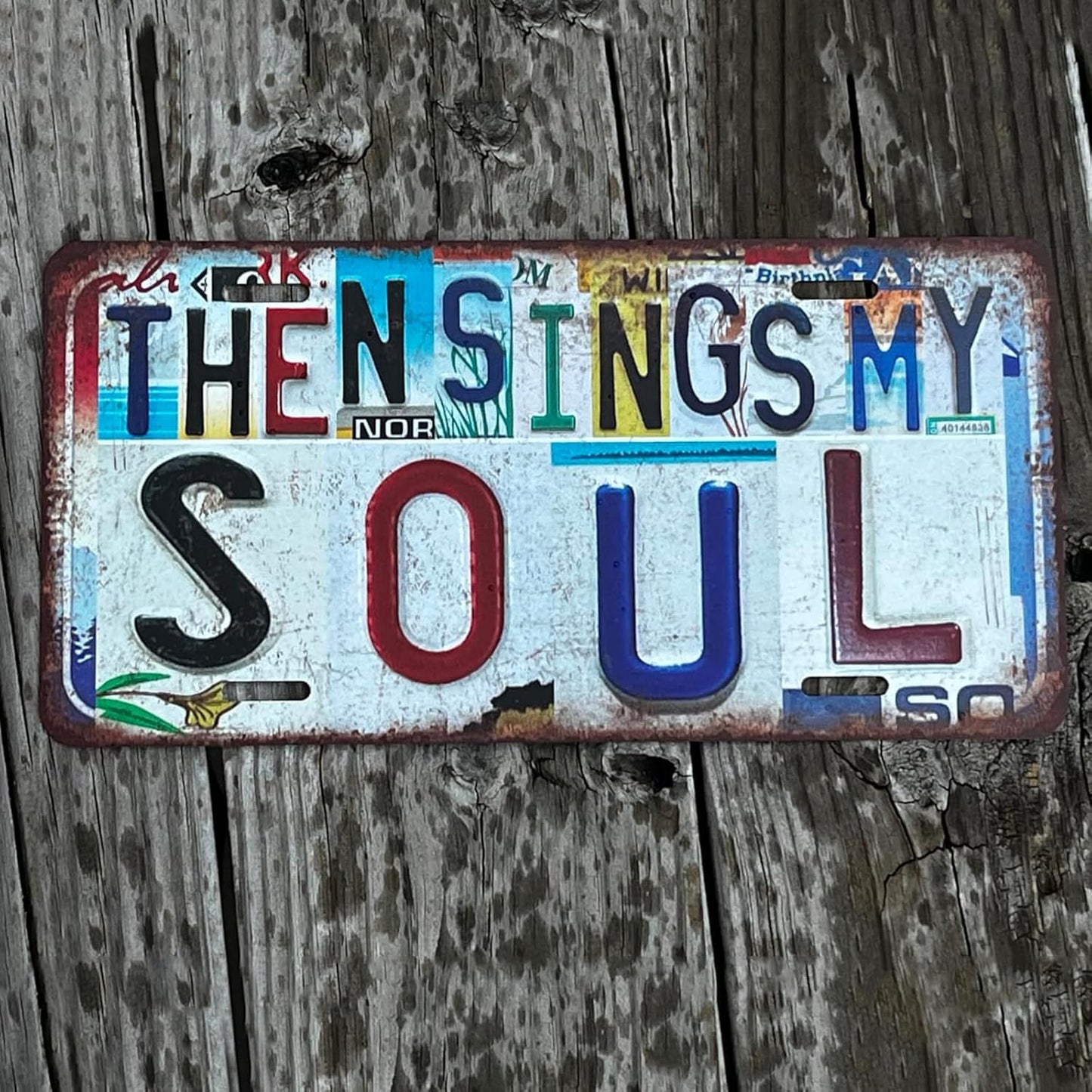 Vintage City Wall Decor Fresno,Ca License Plate Metal Sign Tin Signs Poster