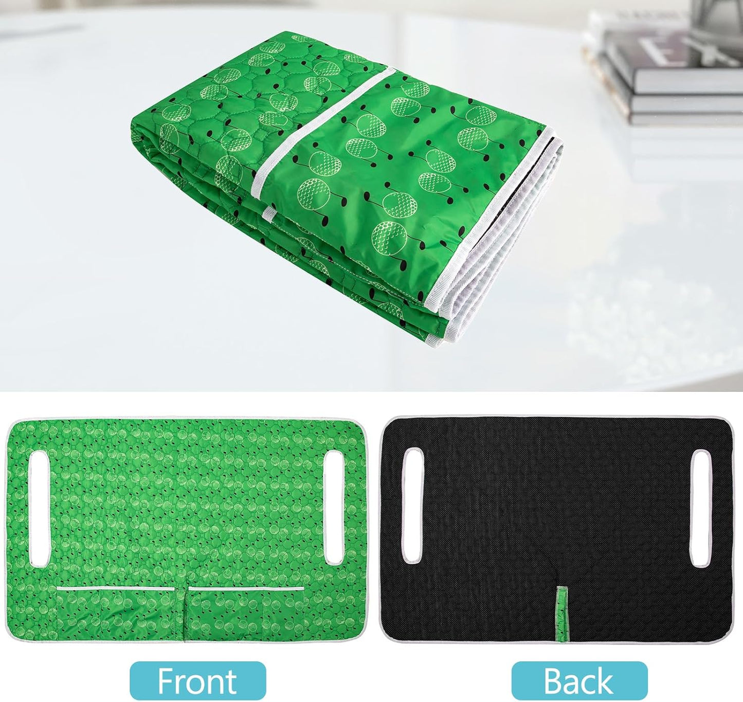 Golf Cart Seat Covers,EZGO Seat Cover,Heavy Duty Golf Cart Seat Blanket,Waterproof Travel Sports Cart Seat Cushion Covers for 2 Person Seats Club Car,Winter Golf Cart Accessories,Golf Cart Seat Cover