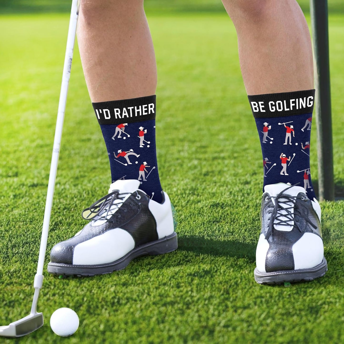 VICRAZY Golf Gifts for Men, Women - Golf Accessories, Golf Socks for Dad, Mom - Funny gift, Christmas Gifts, Stocking Stuffer