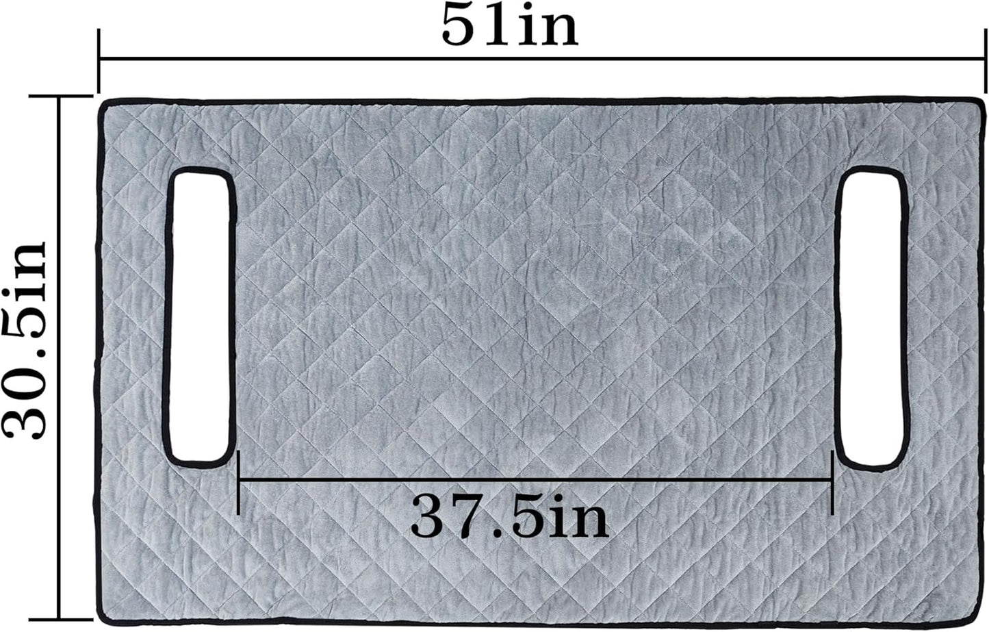 YOKYHOM Golf Cart Seat Covers, Golf Cart Seat Towel Blanket, Short Plush Surface, Soft and Comfortable, Suits EZGO, Yamaha, Club Car and Other 2-Seat Golf Carts, 51"x 30.5", Light Gray