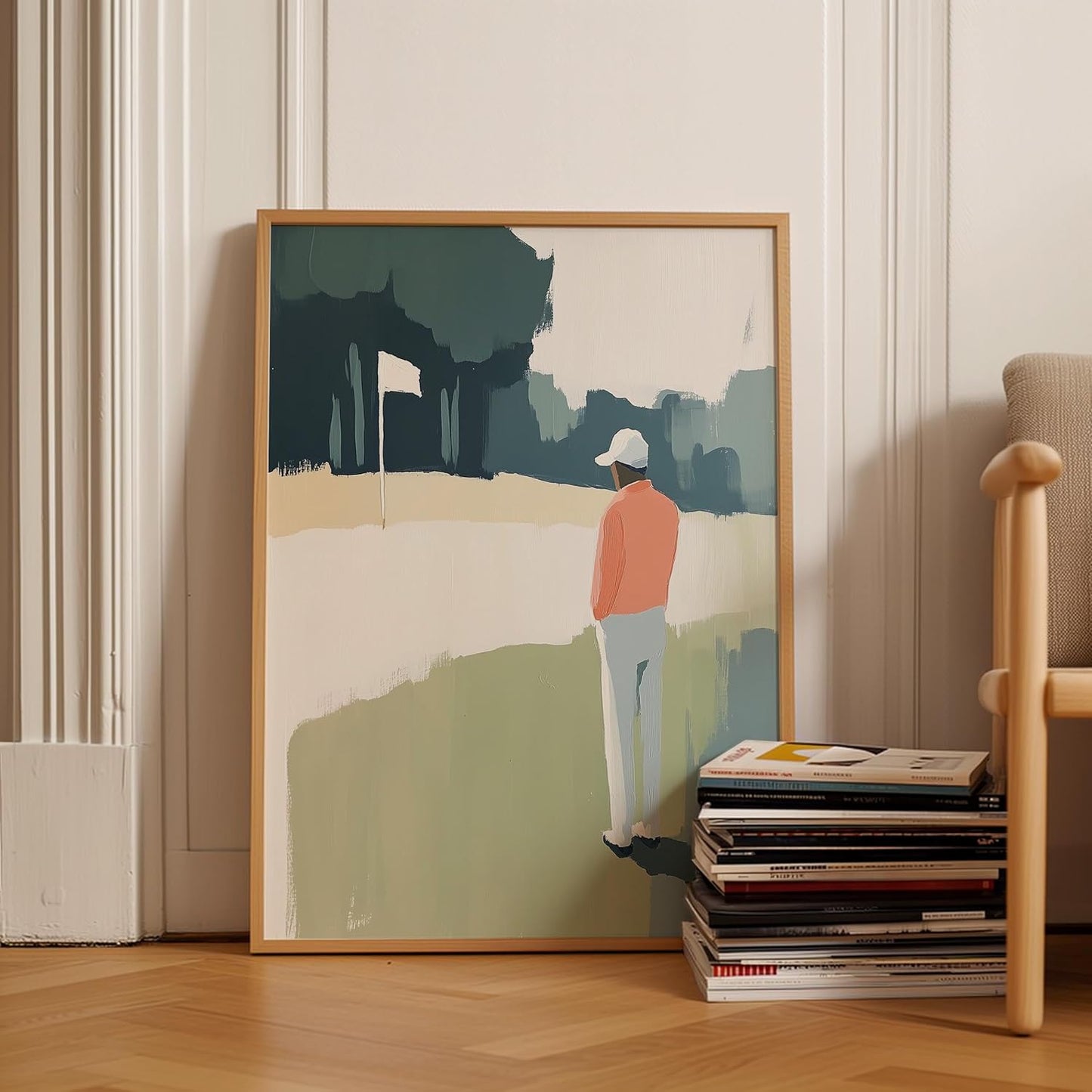 Golf Impressionist Art Print Posters - Premium Giclee Fine Art Prints - Sporty and Sophisticated Home Decor Posters, Golfer Art Prints for Home and Office Decor - Vintage Aesthetic, Ready to Frame