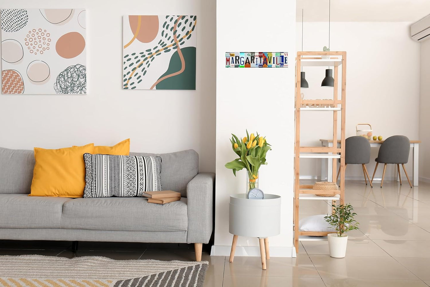 AWISZZZ Vintage Metal Tin Sign Retro Margaritaville Signs Stylish Wall Art Plaques for Home Decor Bathroom Kitchen House and Gothic Wall Decor or as a Unique Poster 16x4 in