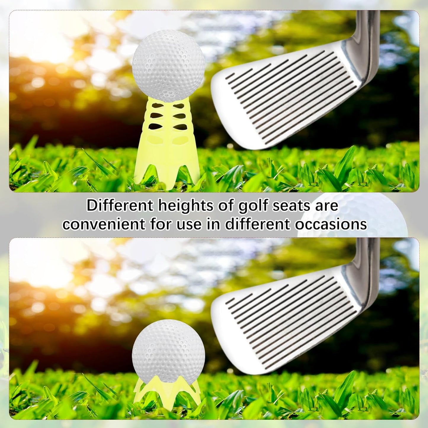 Golf Simulator Tees - Plastic Golf Tees Use for Home & Outdoor & Indoor Driving Range & Winter Turf