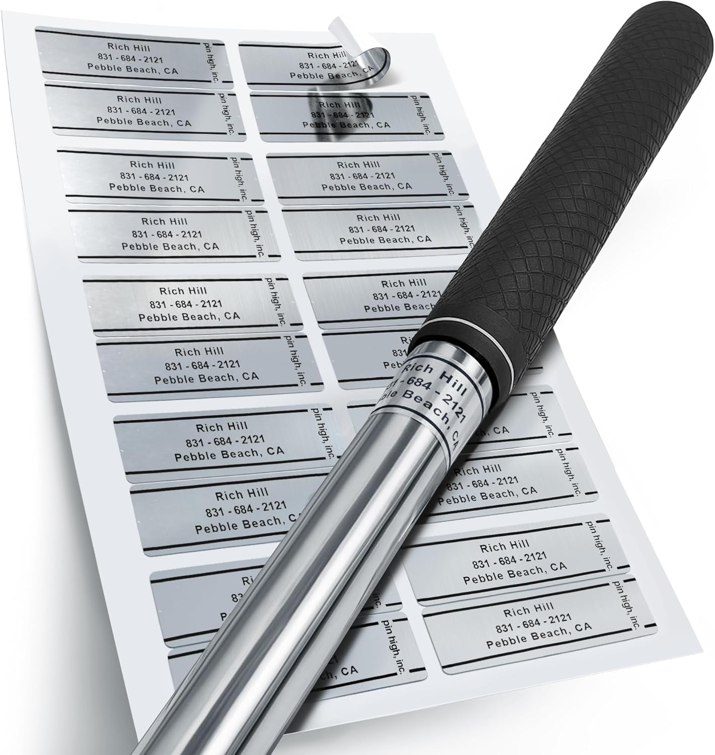 Golf Essentials: Personalized ID Labels, Pro Scorecards & Game Guides. Weatherproof Accessories for Club Tracking, Stat Logging & Wagering