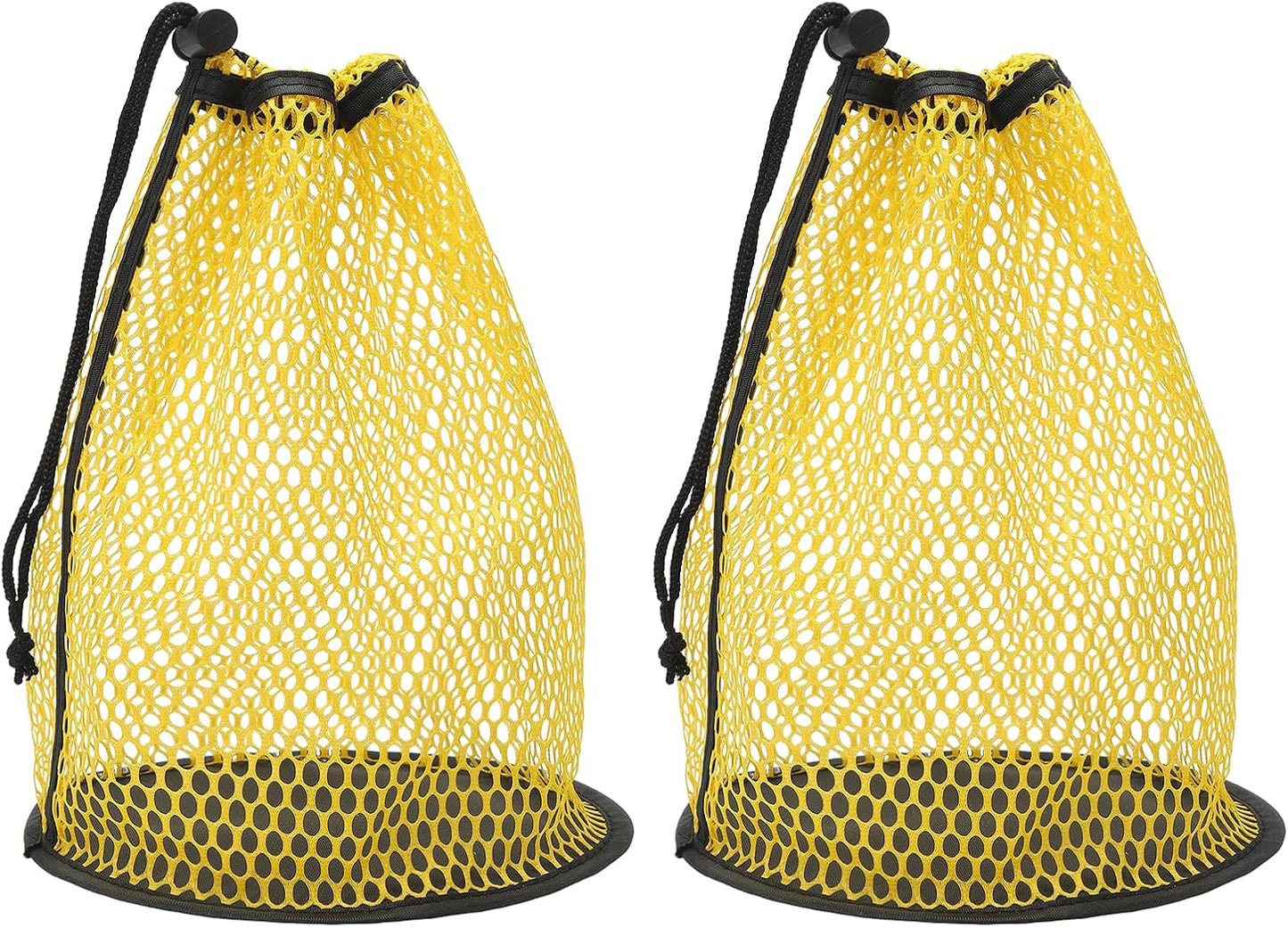 Golf Ball Storage Bag Nylon Mesh Golf Pouch with Adjustable Drawstring Closure for Balls Outdoor Sports Supplies