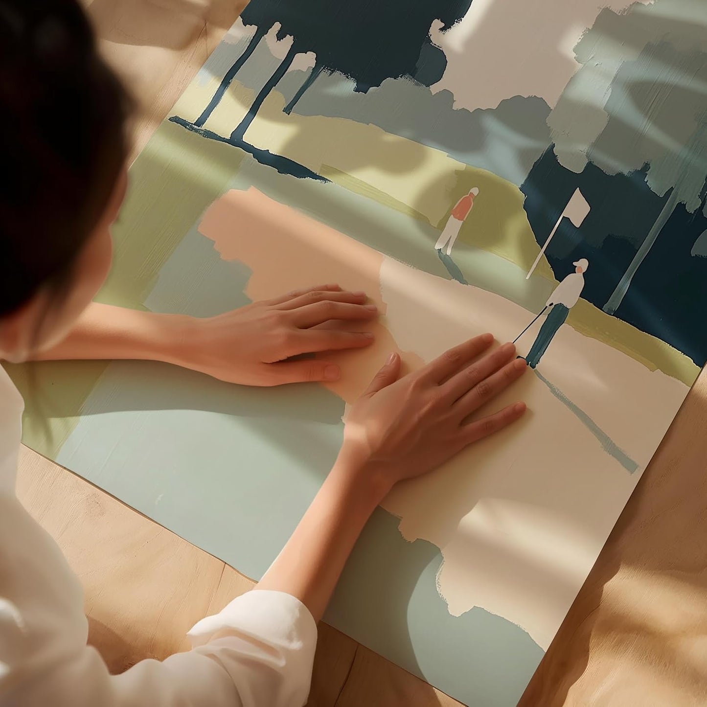 Golf Impressionist Art Print Posters - Premium Giclee Fine Art Prints - Sporty and Sophisticated Home Decor Posters, Golfer Art Prints for Home and Office Decor - Vintage Aesthetic, Ready to Frame