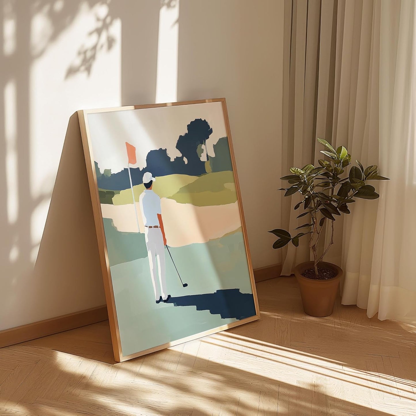 Golf Impressionist Art Print Posters - Premium Giclee Fine Art Prints - Sporty and Sophisticated Home Decor Posters, Golfer Art Prints for Home and Office Decor - Vintage Aesthetic, Ready to Frame