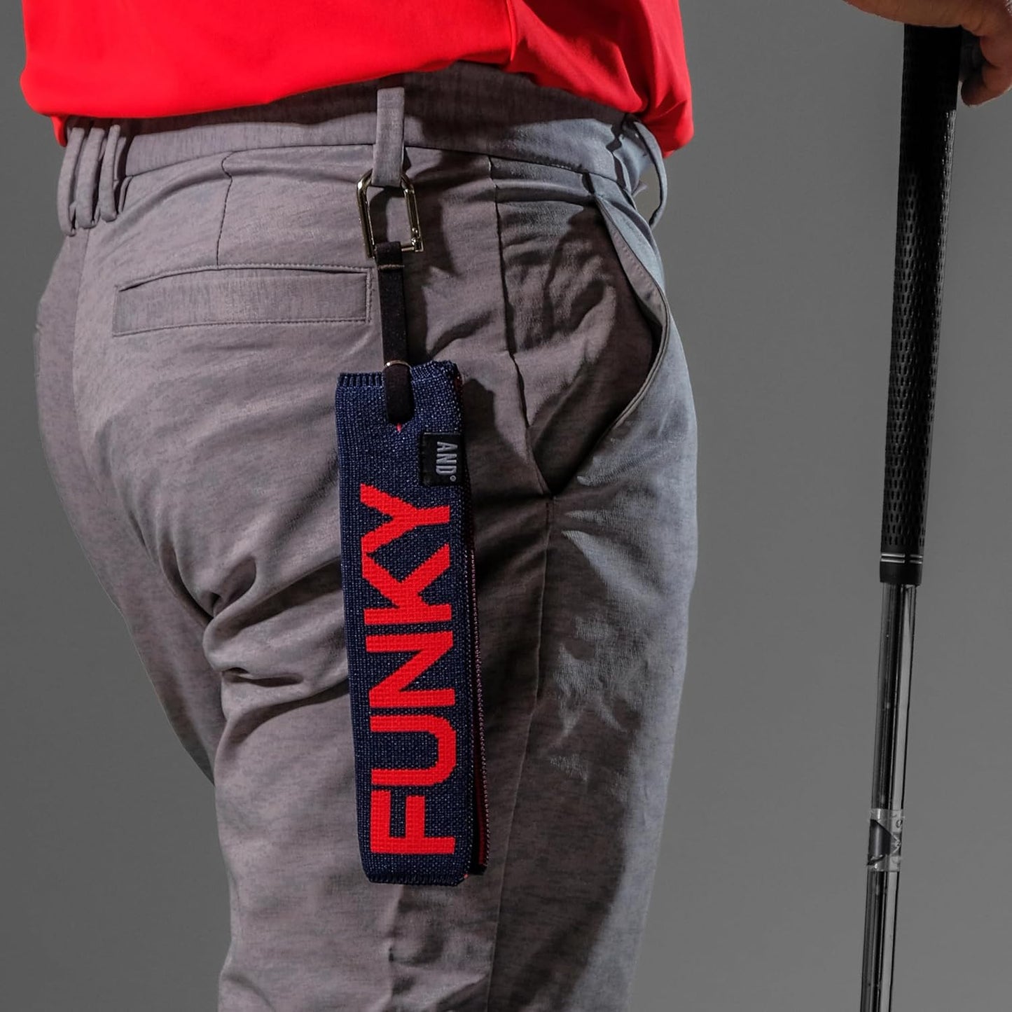 ANDGOLF Pleats Ball Towel, Use to Wash My Ball and Club, Best Choice for Golf Gifts, Embroidered Golf Towels, Clip for Bags/Pants/Skirts, Durable Elastic Band, Colorful Fashion Golf Item