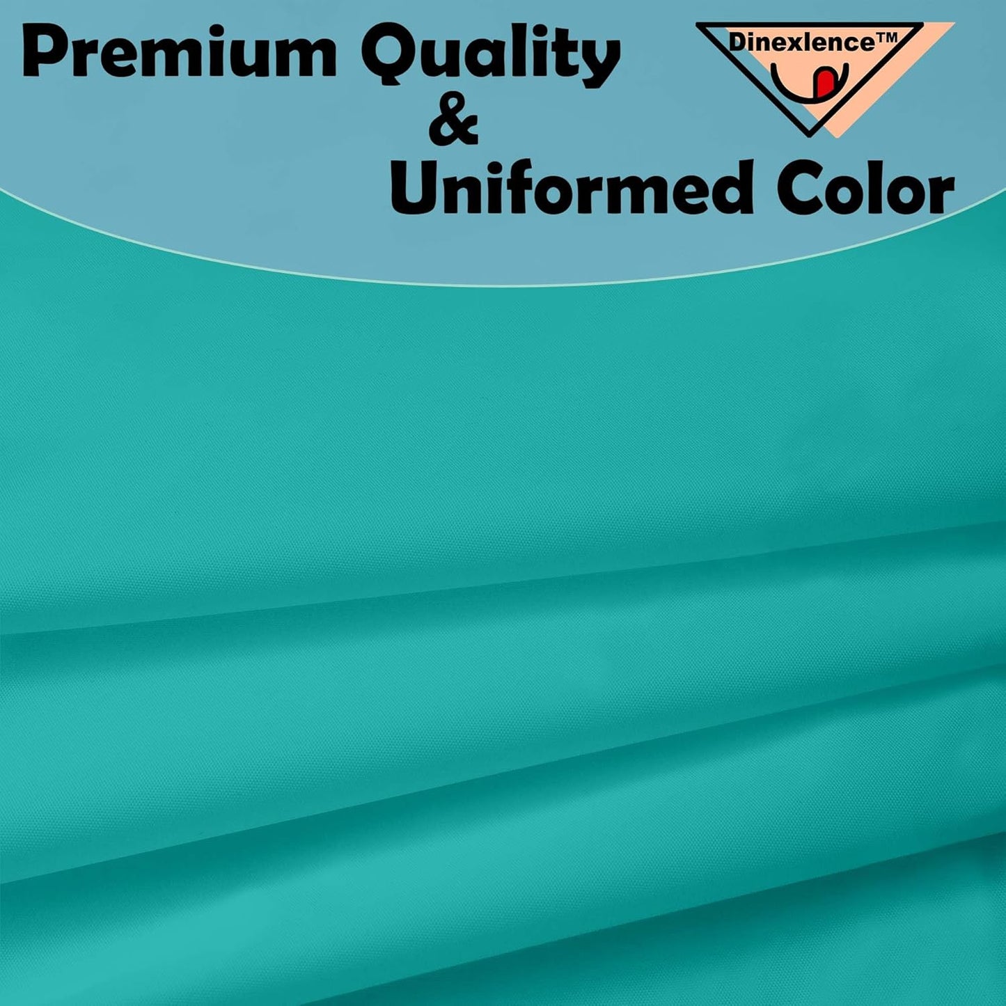 2 Pack Aqua Premium Plastic Tablecloth Round 84 Inches Reusable Lake Blue Decorative Table Cover for Dining, Wedding, Party, Indoor and Outdoor use