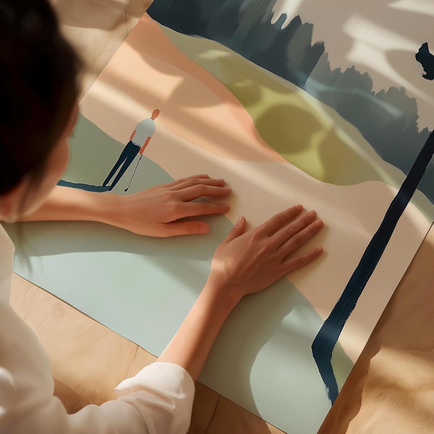 Golf Impressionist Art Print Posters - Premium Giclee Fine Art Prints - Sporty and Sophisticated Home Decor Posters, Golfer Art Prints for Home and Office Decor - Vintage Aesthetic, Ready to Frame