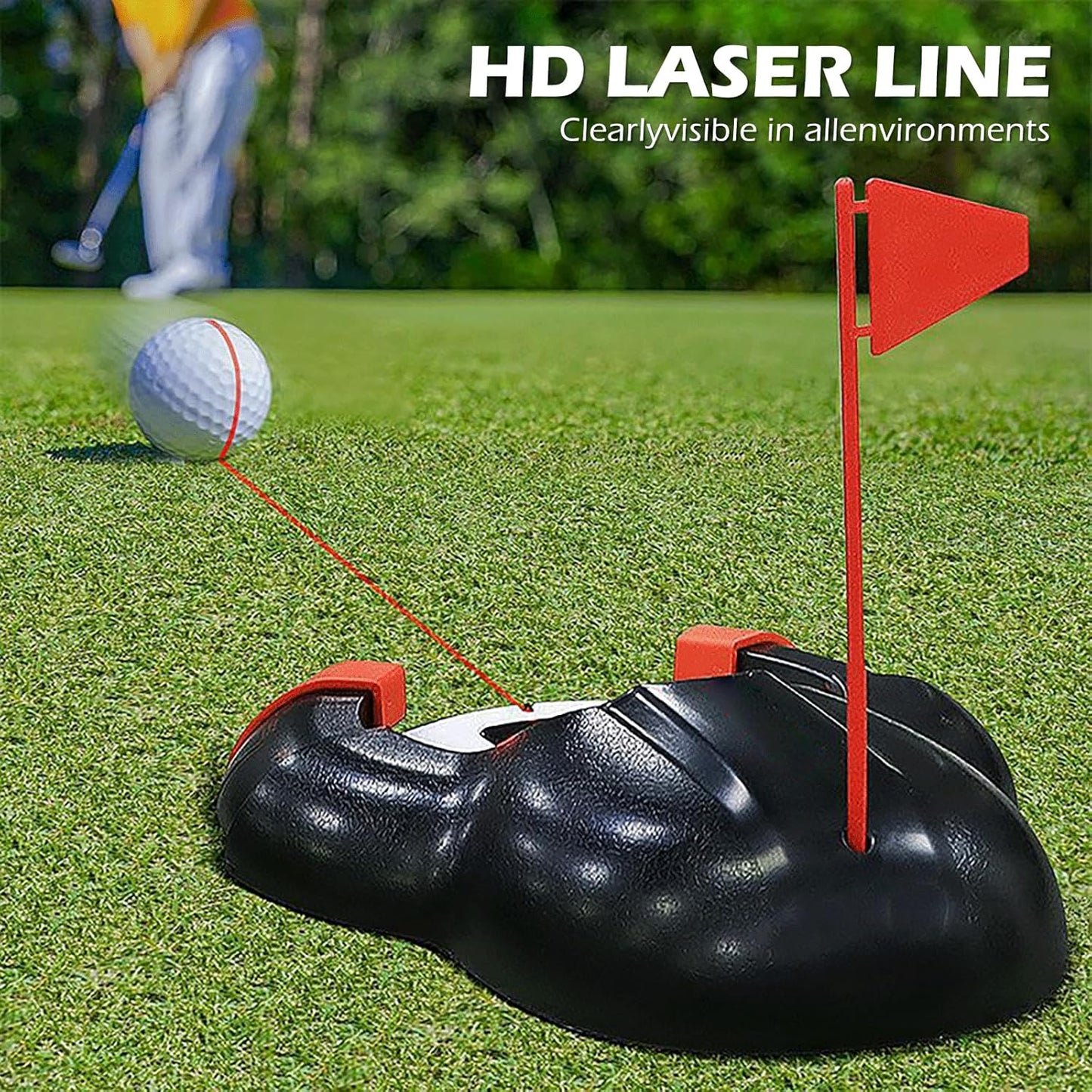 Golf Automatic Putting Ball Return Cup - Auto Returning Golf Cup Training Aid for Indoor/Outdoor Practice