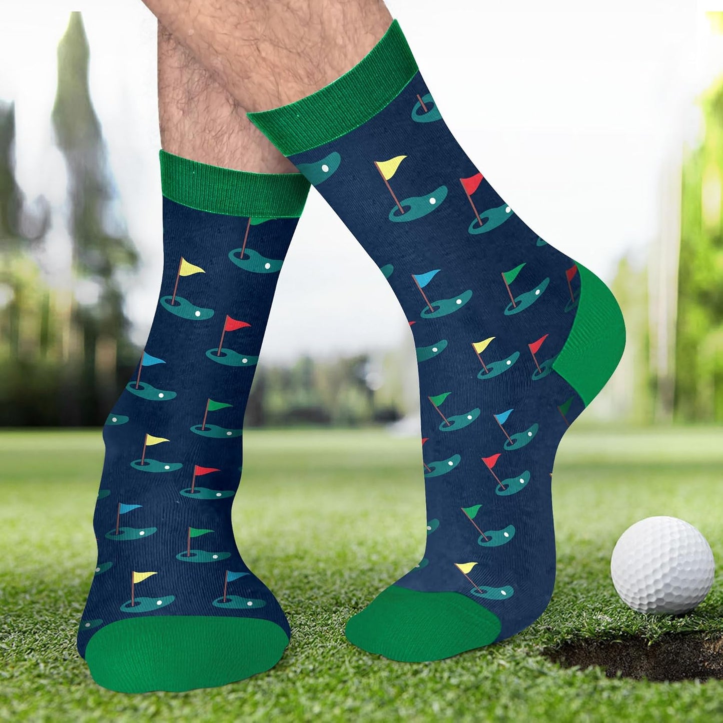 VICRAZY Golf Gifts for Men, Women - Golf Accessories, Golf Socks for Dad, Mom - Funny gift, Christmas Gifts, Stocking Stuffer